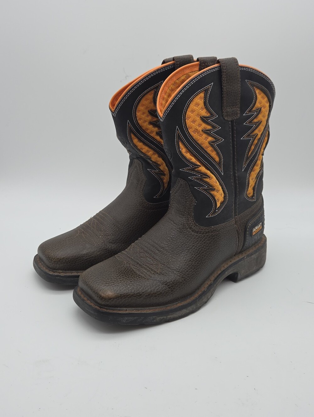 Ariat Work VentTEK Western Boots Kids Size 4